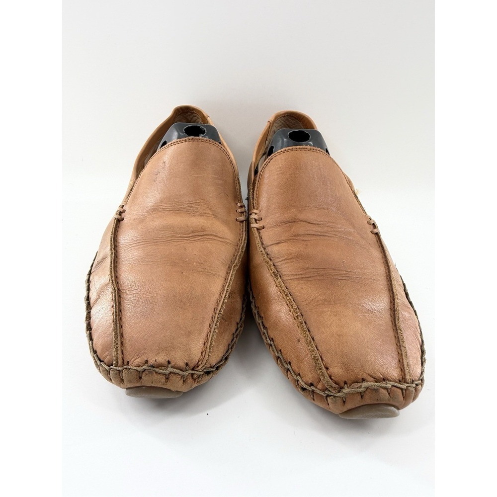 Pikolinos Mens Jerez US 10 Brown Leather Casual Loafers Slip On Shoes Spain